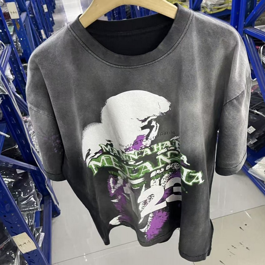 Tie-dye ล้าง RRR-123 SS26 MANNA META CVA เสื้อยืดผู้ชายผู้หญิงคุณภาพดีที่สุดผ้าหนัก RRR 123 Tee T เส