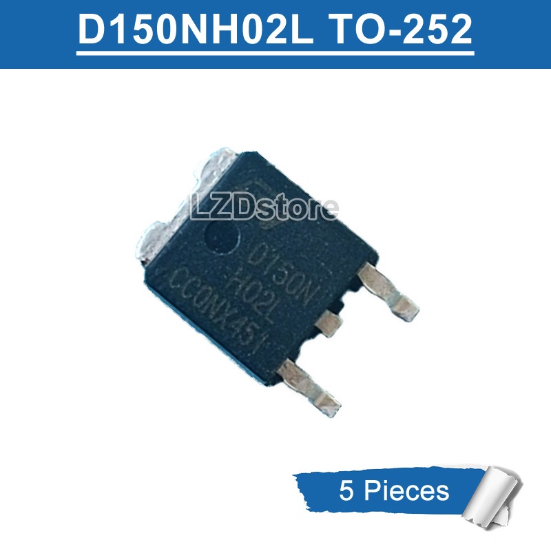 5pcs D150NH02L D150N H02L STD150NH02L TO-252 150A/24V N-channel MOSFET ทรานซิสเตอร์ใหม่เดิม