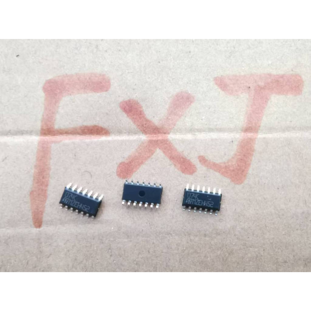 ((10 ชิ้น) 074C ยี่ห้อใหม่ Patch TL074CDT SOP-14 สี่ JFET อินพุตการทํางานเครื่องขยายเสียงชิป IC