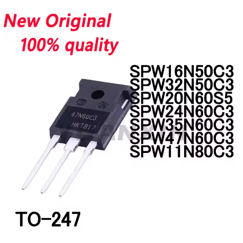 1-5PCS ใหม่ SPW16N50C3 SPW32N50C3 32N50C3 SPW20N60S5 20N60S5 SPW24N60C3 SPW35N60C3 SPW47C3 SPW3