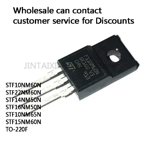 5PCS STF10NM60N F10NM60N STF22NM60N F22NM60N STF14NM50N F14NM50N STF16NM50N STF10NM65N STF15F60N ในส