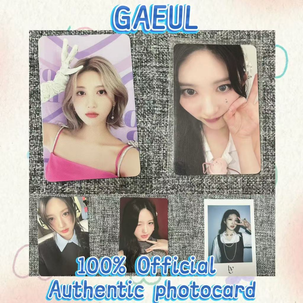 IVE Gaeul Gaeul Photocard ive photocard อย่างเป็นทางการ 100%