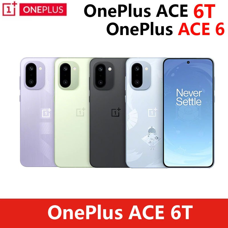 ปลดล็อค OnePlus Ace 6 OnePlus ACE 6T / OnePlus ACE 5 5G โทรศัพท์มือถือ / Ace 6 Snapdragon 8 Elite / 