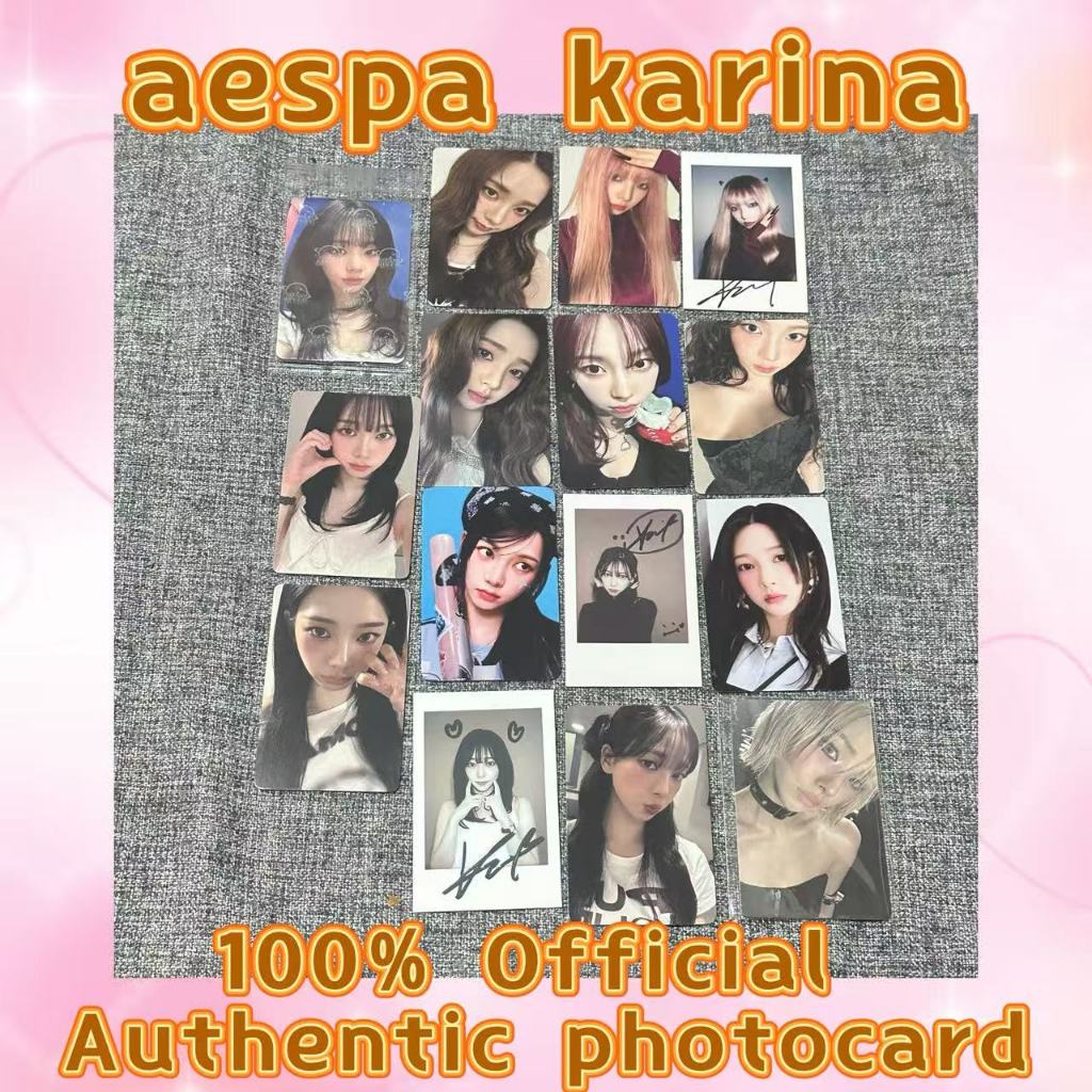 Aespa Official photocard karina photocard อย่างเป็นทางการ 100%