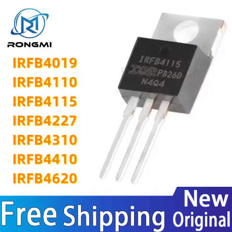 5PCS ใหม่ IRFB4115 4115 IRFB4110 4110 IRFB4019 4019IRFB4227 IRFB4310 IRFB4410 4410 IRFB4620 PBF TO-2