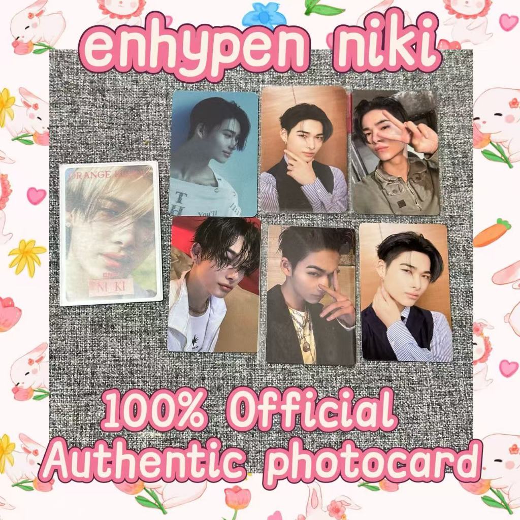 100% Official] Enhypen Photocard (Niki photocard)
