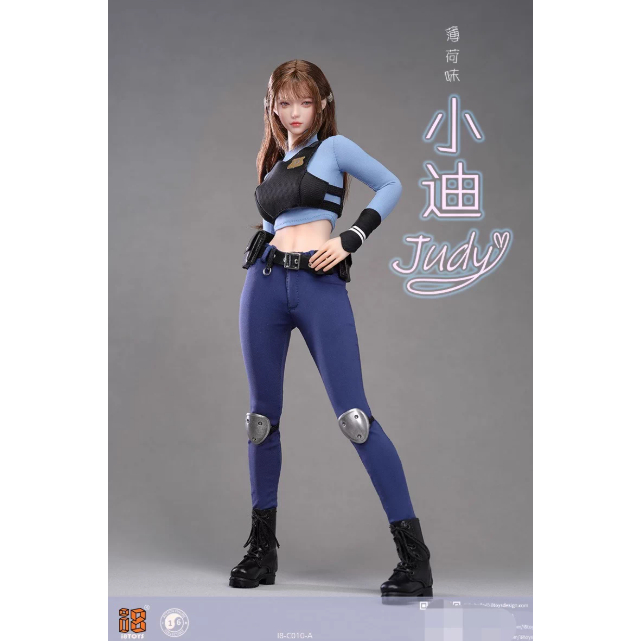 (ไม่มีตุ๊กตา) I8TOYS 1/6 รสมิ้นต์ Judy i8-C010-A Head Sculpt Costume Set