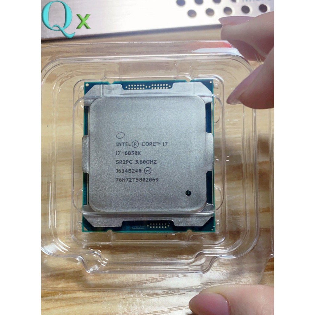 Upgrade Gaming CPU Core i7-6850K LGA2011-3 CPU โปรเซสเซอร์ SR2PC 6-Core 3.6GHz 140W สําหรับ X99 คอมพ