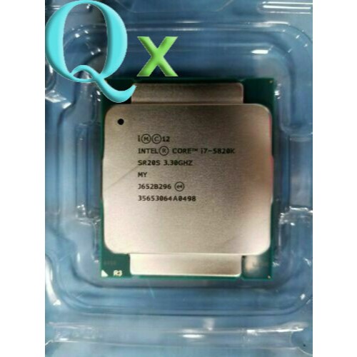 Upgrade Gaming CPU Core i7-5820K LGA2011-3 CPU โปรเซสเซอร์ SR20S 3.3GHz หก Core สําหรับ X99 คอมพิวเต