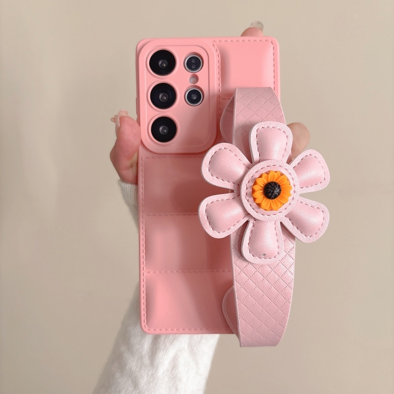 แฟชั่น เสื้อแจ็คเก็ต ดอกไม้ แถบข้อมือ เคส For Samsung Galaxy S26 Ultra S26 Plus S26 S25 Ultra S25 Plus S25 S24FE S24 Ultra S24Plus S24 S23FE S23Ultra S22Ultra S21Ultra A56 A55 A54 A36 A34 5G Case เคสโทรศัพท์ใหม่ ซิลิโคนอ่อนนุ่มป้องกันการตก เคสมือถือซัมซุง - รูปที่ 3