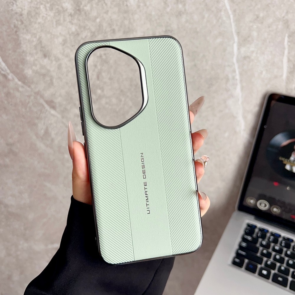 สําหรับ Huawei Honor 400 Pro กรณีหรูหราชุบ PU ป้องกันปกหลังสําหรับ Honor 400 400Pro คลุมทั้งหมดเคสโท