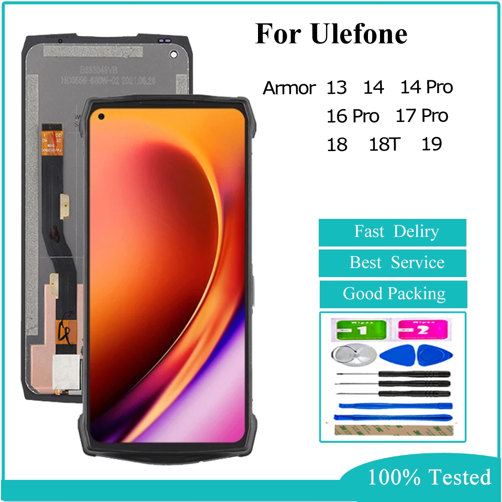 LCD สําหรับ Ulefone Armor 12 12S 5G Armor 13 Armor 14 Pro Armor 16 Pro 17 Pro 18 18T 19 18 Ultra 20W