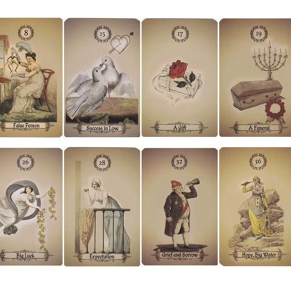 พร้อมสต็อก [กันน้ําทนต่อการสึกหรอ] Tali Gypsy English Board Game Card Game วัสดุ PVC