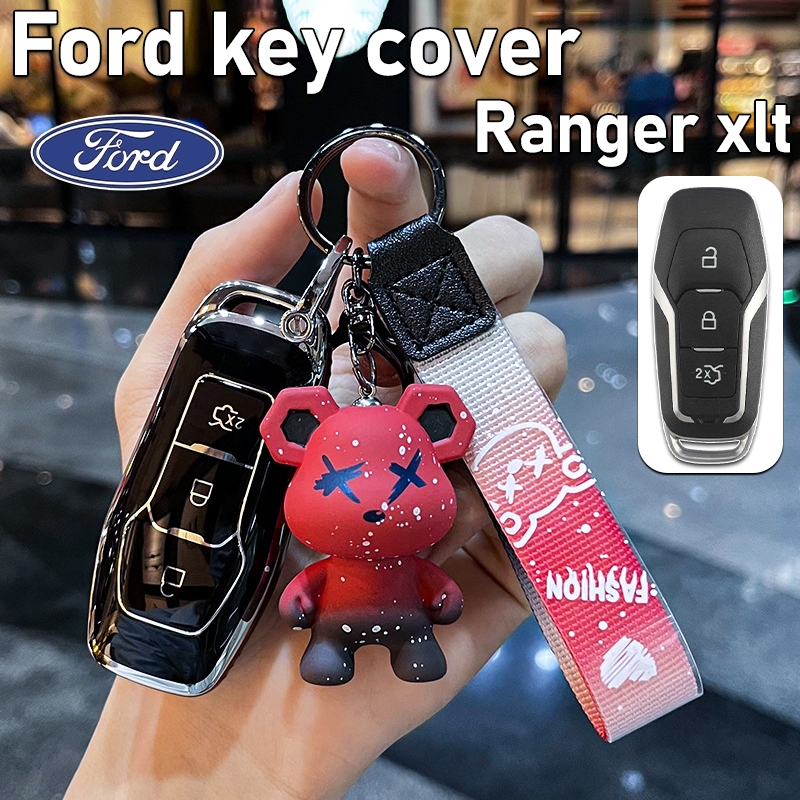 Ford Ranger xlt ฝาครอบกุญแจรีโมท Ford เคสกุญแจรถ Ranger xlt ปลอกกุญแจ Ranger xlt เคสกุญแจ Ranger xlt