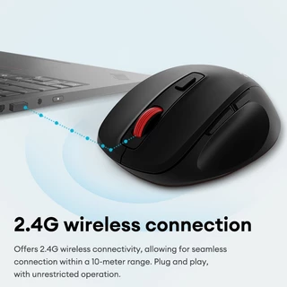 เมาส์ไร้สาย Lenovo M30 และเมาส์ตามหลักสรีรศาสตร์สํานักงานพร้อม 1600 DPI และ Silent Click plus แล็ปท็อปพีซีเข้ากันได้