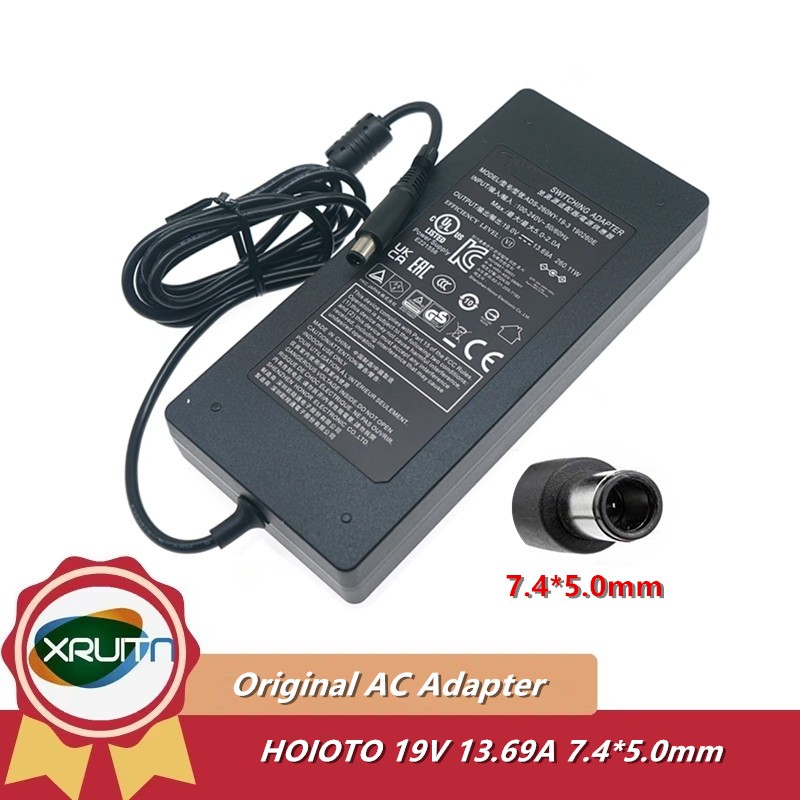 ของแท้ HOIOTO 19V 13.69A ADS-260NY-19-3 190260E AC Switching Adapter Chager สําหรับ TCL FFALCON U8 Q