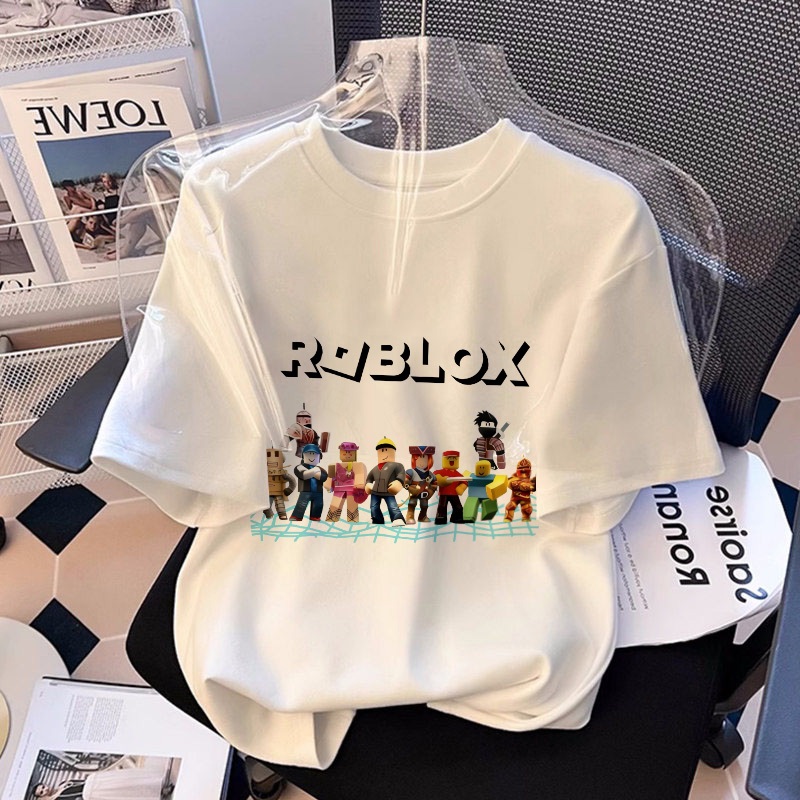 เสื้อยืดเด็กแบรนด์ NASALEE ลายโลกการ์ตูนเกมสุดสนุก สำหรับเด็ก 3-16 ปี เนื้อผ้าฝ้ายนิ่ม ใส่สบาย จัดส่