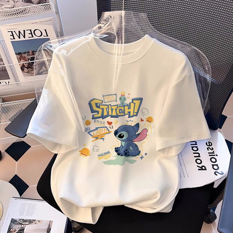 เสื้อยืดเด็กแบรนด์ NASALEE ลายสติช (Disney) สำหรับเด็ก 3-16 ปี เนื้อผ้าฝ้ายนิ่ม ใส่สบาย จัดส่งวันนี้