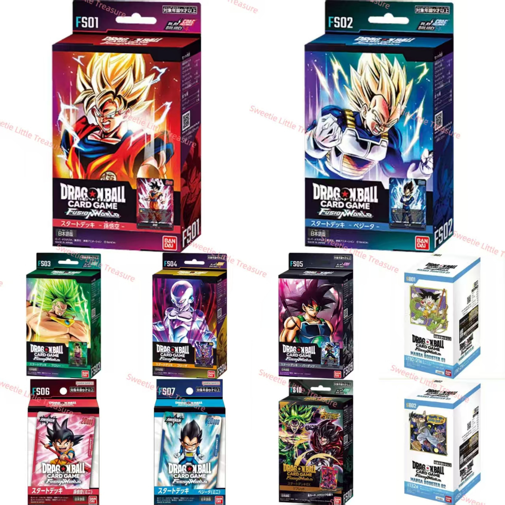 DRAGON BALL TCG [เวอร์ชั่นญี่ปุ่น] DRAGON BALL Refill Pack FS01/FS02/FS03/FS04/FS05/FS06/FS07/FS10/S