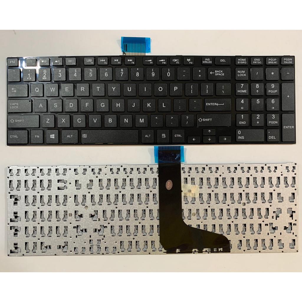 แป้นพิมพ์แล็ปท็อป US Layout สําหรับ Toshiba Satellite L850D L850 L855D L875 L875D L870 L870D L855 ไม