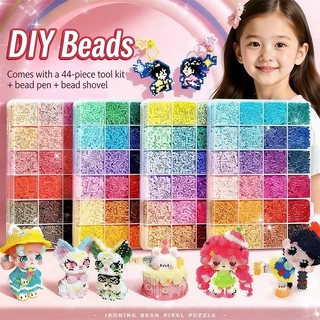 🚀ส่งเร็วจากไทย🚀3D ฟิวส์ลูกปัด DIY Craft Kit ของเล่น 2.6 มม.ของเล่นเพื่อการศึกษาสําหรับเด็ก