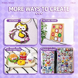🚀ส่งเร็วจากไทย🚀3D ฟิวส์ลูกปัด DIY Craft Kit ของเล่น 2.6 มม.ของเล่นเพื่อการศึกษาสําหรับเด็ก