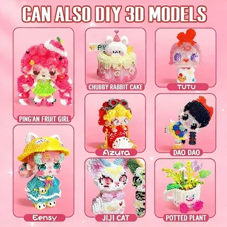 🚀ส่งเร็วจากไทย🚀3D ฟิวส์ลูกปัด DIY Craft Kit ของเล่น 2.6 มม.ของเล่นเพื่อการศึกษาสําหรับเด็ก