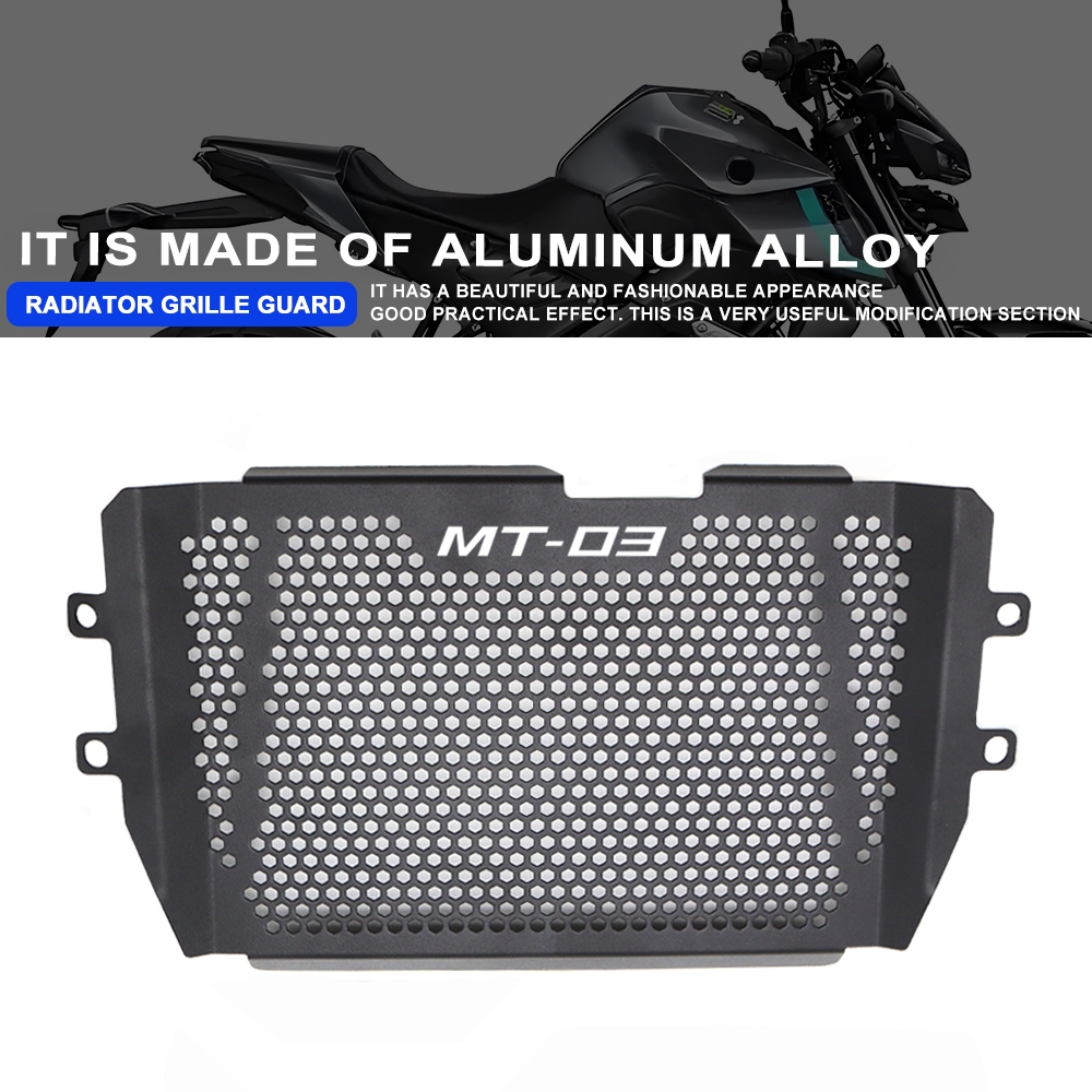 หม้อน้ํารถจักรยานยนต์ป้องกัน Grille Guard Protector สําหรับ MT-03 MT-25 FZ-03 MT 03 25 MT03 MT25 FZ0