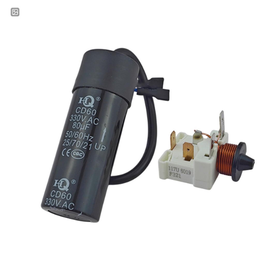 CD60 330V 80uF HQ Neon-เข้ากันได้กับเริ่มต้นตัวเก็บประจุอุปกรณ์เสริมสําหรับ QD110H/QD158H คอมเพรสเซอ