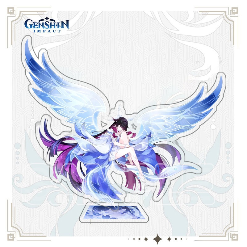 Doujin genshin impact Columbina Durin Furina โมเดลตัวละครยืน
