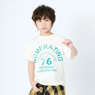 B&R Kids【เสื้อยืดเด็ก】 จัดส่งจากประเทศไทย เสื้อยืดพิมพ์ลายเด็กผู้ชาย สไตล์เกาหลี ลำลอง คุณภาพดี นุ่มสบาย ระบายอากาศได้ดี