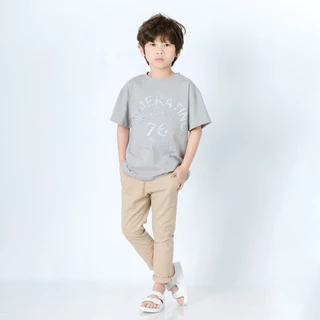 B&R Kids【เสื้อยืดเด็ก】 จัดส่งจากประเทศไทย เสื้อยืดพิมพ์ลายเด็กผู้ชาย สไตล์เกาหลี ลำลอง คุณภาพดี นุ่มสบาย ระบายอากาศได้ดี