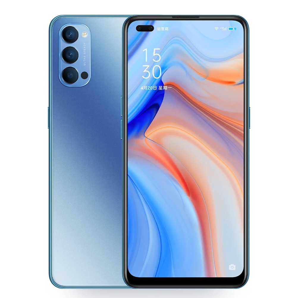 OPPO Reno4 (8+256GB) สมาร์ทโฟนเวอร์ชันสากล 32MP - โทรศัพท์มือสอง