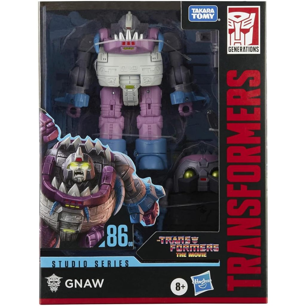 Transformers Toys Studio Series 86-08 Deluxe Class The Movie 1986 Gnaw Action Figure 4.5 นิ้ว F0786 