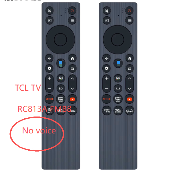 TCL TV 55QM6K 65QM6K 75QM6K 85QM6K 98QM6K อะไหล่ใหม่ TCL RC813A FMB8 ทีวีไม่มีเสียงสมาร์ททีวีรีโมทคอ