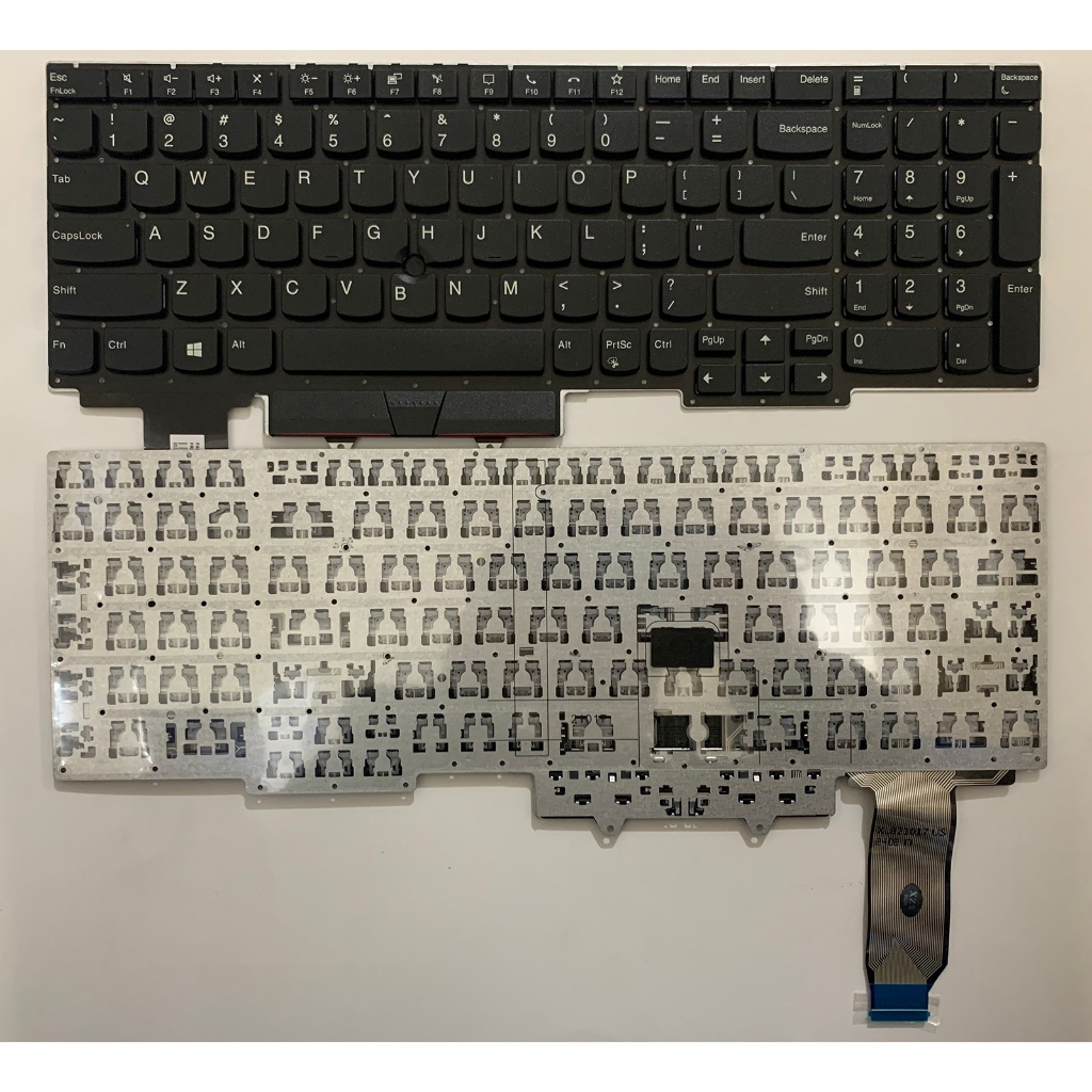 แป้นพิมพ์แล็ปท็อป US Layout สําหรับ Lenovo Thinkpad E15 Gen2 E15 Gen3 E15 Gen4 ไม่มีจุดไม่มี backlit