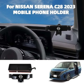 ที่วางโทรศัพท์ในรถยนต์สําหรับ NISSAN SERENA C28 2023 หน้าจอไ…