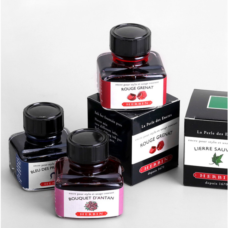 France J.Hrbin-D Series Pen Ink หมึกขวดสีที่ไม่ใช่คาร์บอน 30ml