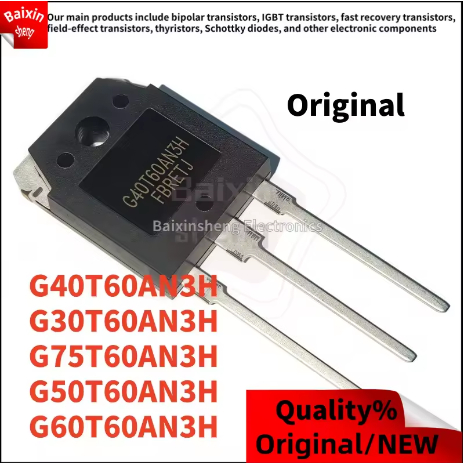 1-5PSC G40T60AN3H TO-3P G40T60 G30T60AN3H G30T60 G75T60AN3H G75T60A3H G50T60AN3H หลอดเดียว IGBT MOS6