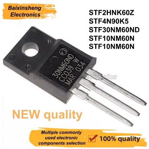 5PCS STF2HNK60Z,2HNK60Z,STF4N90K5,4N90K5,STF30NM60ND,30NM60ND,STF10NM60N,N, 10S,N6,N,N6,N,N6,N,N,N,N