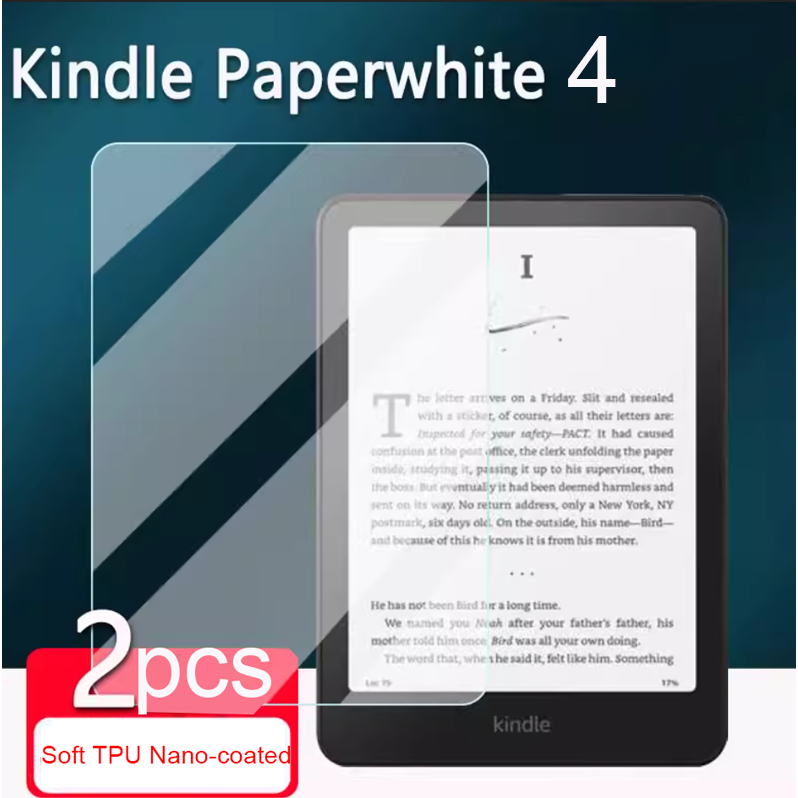 Soft TPU Nano Screen Protector ฟิล์มป้องกันสําหรับ Kindle Paperwhite 4 Paperwhite4 10th Gen 2018 PQ9