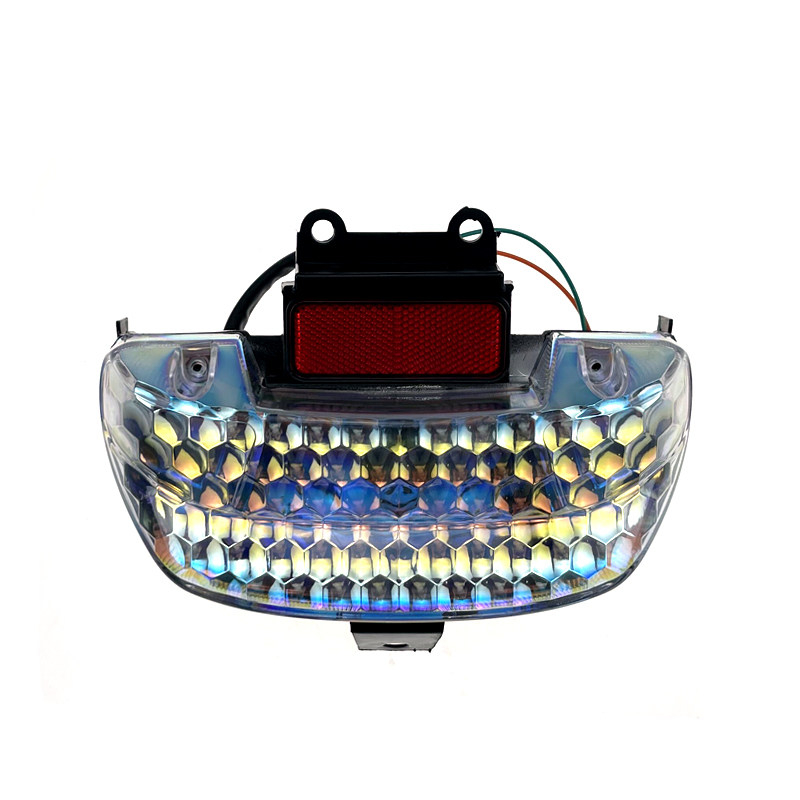 สําหรับ ฮอนด้า ดิโอ 27/28แบบบูรณาการคริสตัลไฟท้ายด้านหลังไฟเบรก