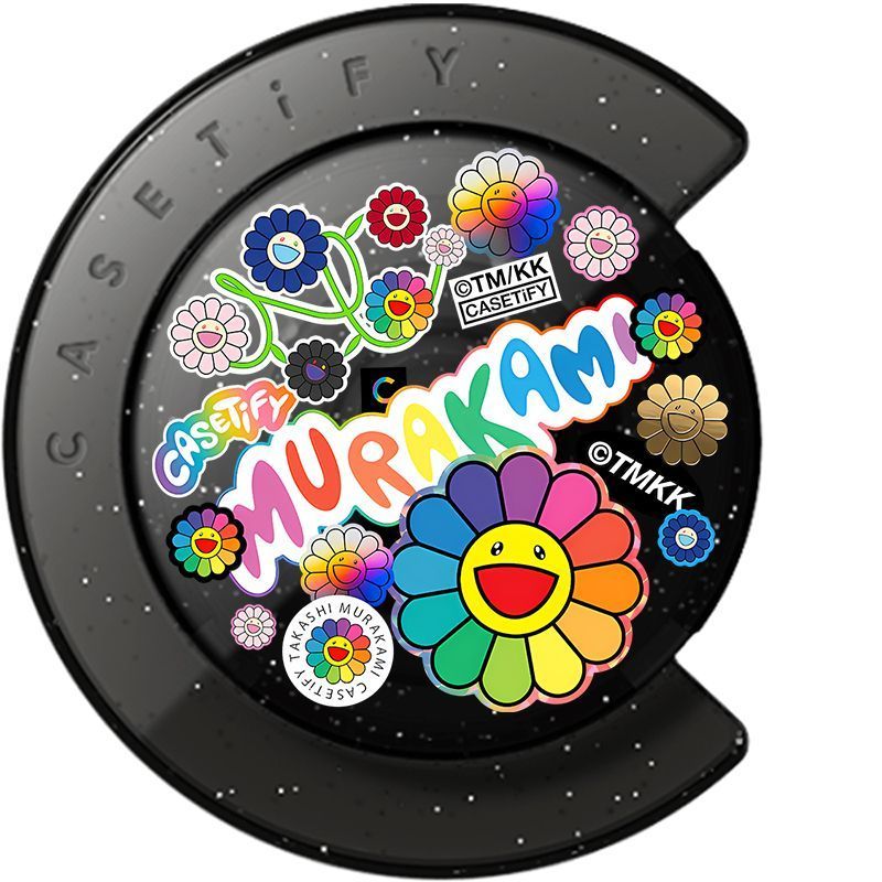CASETiFY Co-Branded Takashi Murakami Takashi 3D MagSafe Magnetic Folding Ring Airbag Phone Holder