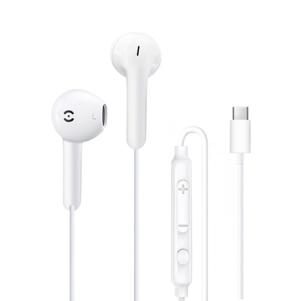 MAS CARNEY USB C หูฟังหูฟังแบบมีสายสําหรับ Samsung Galaxy S25 S24 S23 S22 S21 S20 Ultra FE A16 A17 A