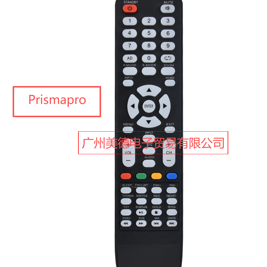 สําหรับ Prisma pro Star World รีโมททีวี, Onida, Meier, Tomus LED TV XY-1517, HL05EB-T2 KLX-32 มีจําห