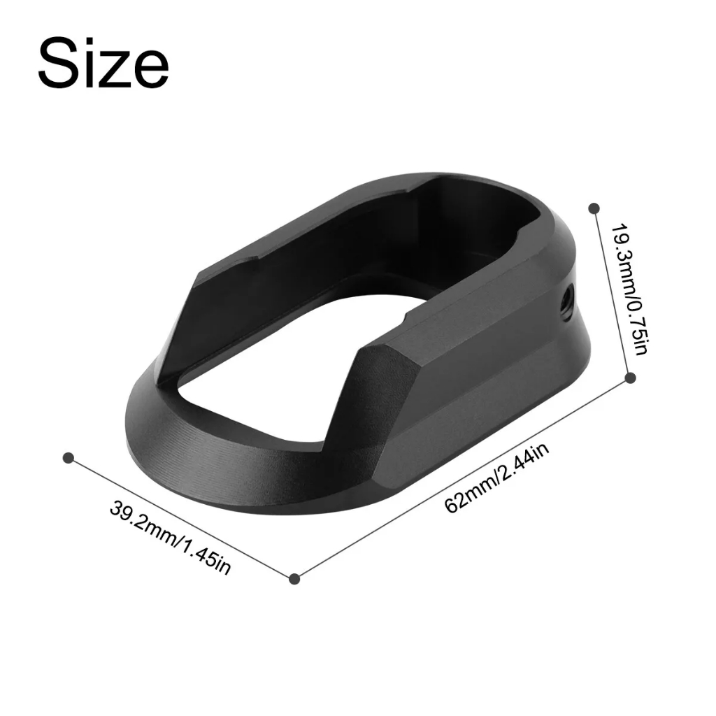 ของตกแต่งจักรยาน สีดํา Com/bat Alum/inum W/ell H/unting C/Z 7-5 SP-01 7-5B