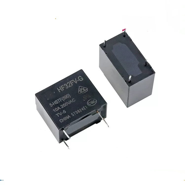 รีเลย์ HF32FV-G 5 12 24-HSTF 4 Pins 10A หนึ่งชุดเปิดปกติ