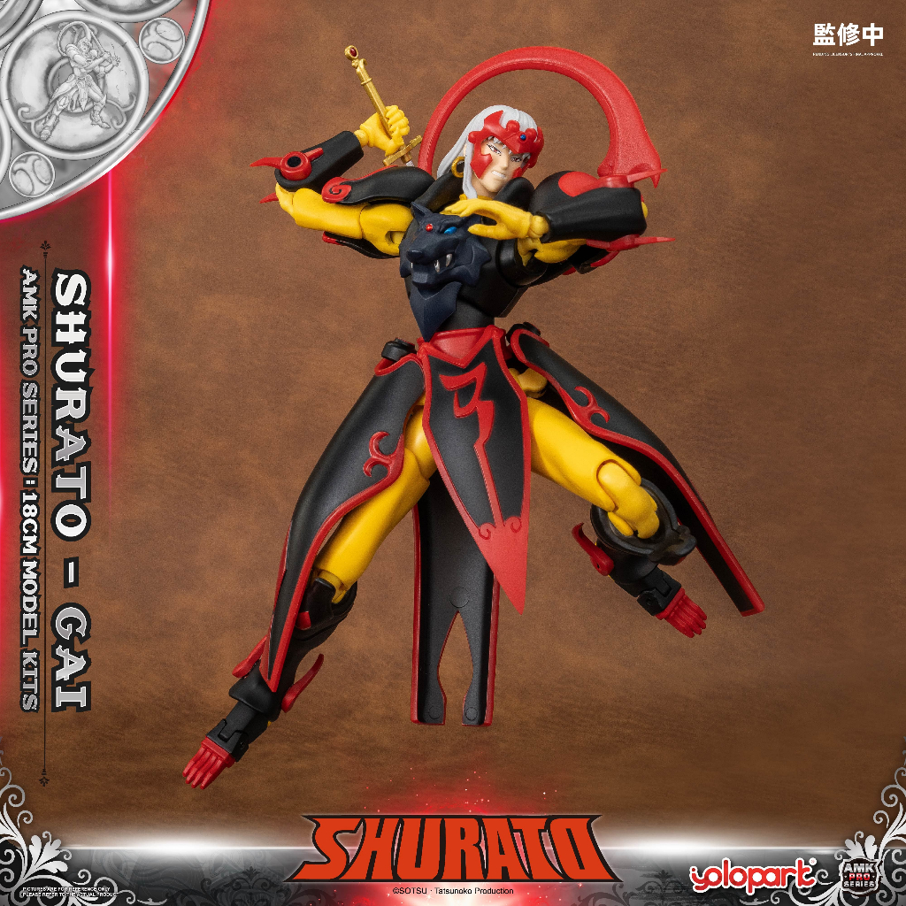 YOLOPARK AMK PRO X SERIES SHURATO 18 ซม. Gai 1/10 Model Kits