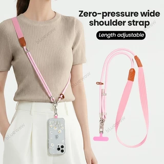 BlueWow Cross-body โทรศัพท์มือถือ Lanyard สายคล้องไหล่กว้างปรับความยาว High-End กระเป๋ากล้อง lanyard Anti-Lost Handy เครื่องมือ Lanyard