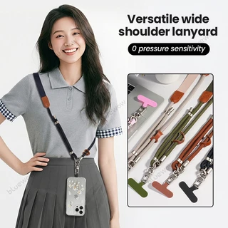 BlueWow Cross-body โทรศัพท์มือถือ Lanyard สายคล้องไหล่กว้างปรับความยาว High-End กระเป๋ากล้อง lanyard Anti-Lost Handy เครื่องมือ Lanyard